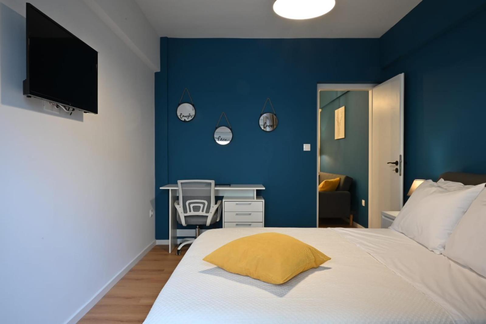 Modern Two Bedroom Apartment At Koukaki Atenas Exterior foto